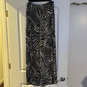 Zara Brown and White Patterned Pants